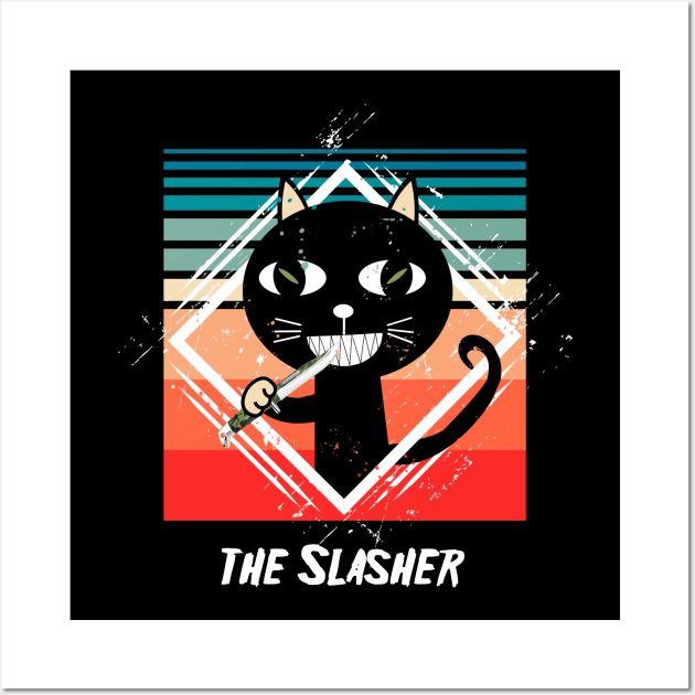 Kitty the Slasher Wall Art by BC- One- Shop